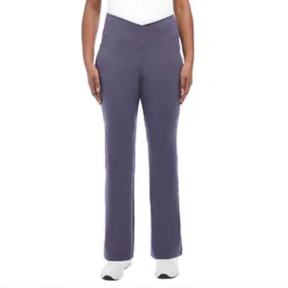 🎈FINAL CLEARANCE Jockey Ladies' Cross Waist Yoga Pant NEW - Picture 2 of 5